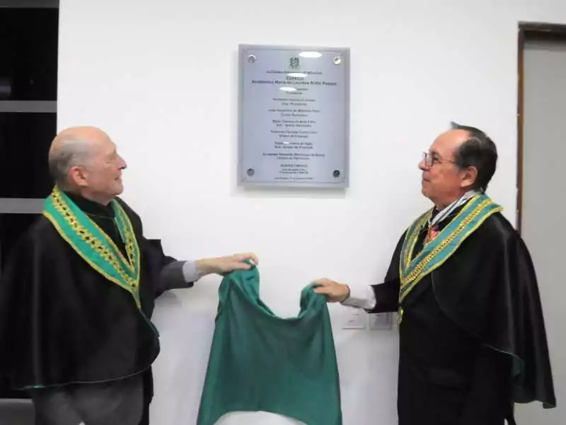 Inauguração do Espaço Acadêmica Maria de Lourdes Britto Pessoa